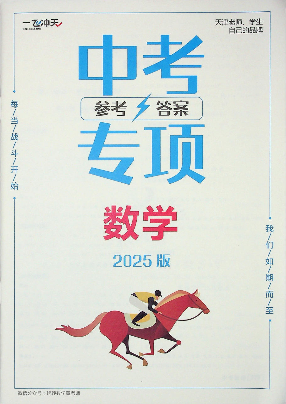 （已压缩）2025版-一飞冲天-中考-专项-数学-答案.pdf 第 1 页